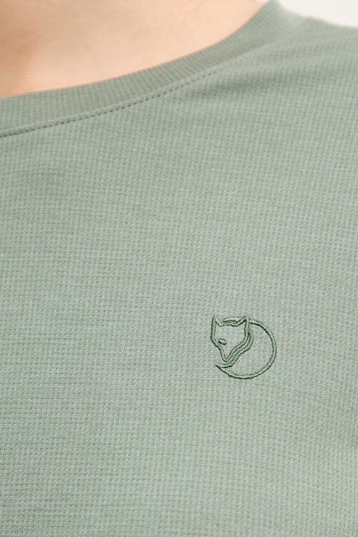 Fjallraven longsleeve sport pentru femei Abisko Day Hike F14600161 verde