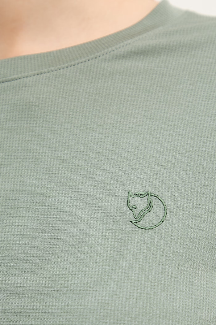 Fjallraven longsleeve sport pentru femei Abisko Day Hike F14600161 verde