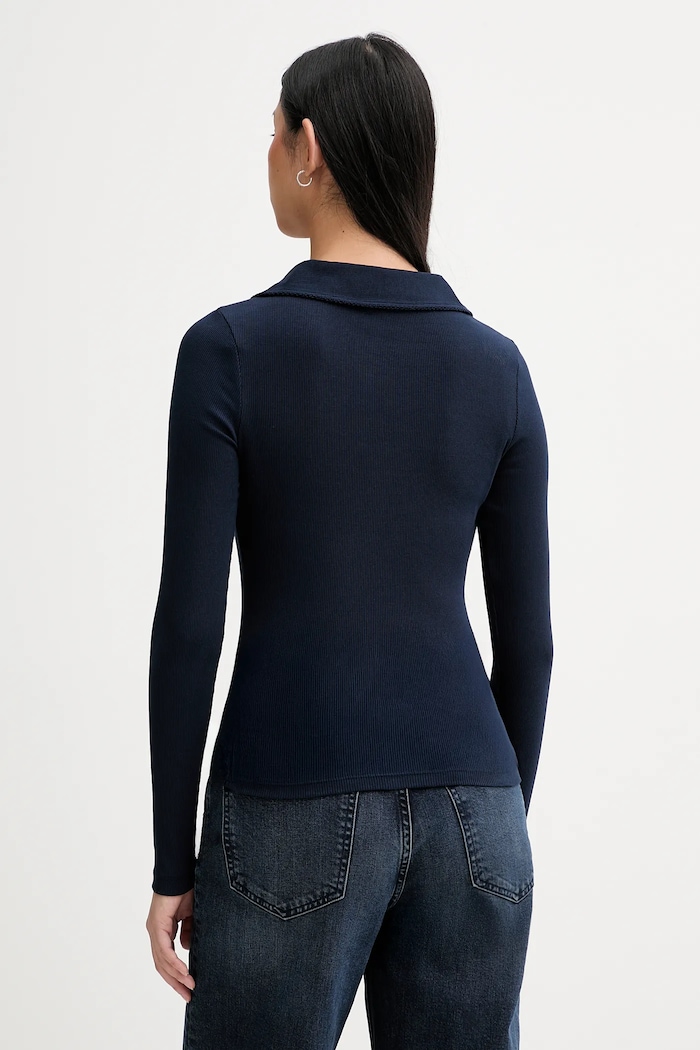 Odjeća Majica dugih rukava Tommy Jeans DW0DW21933 mornarsko plava