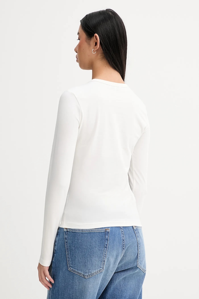 Oblečenie Tričko s dlhým rukávom Tommy Jeans DW0DW19994 béžová