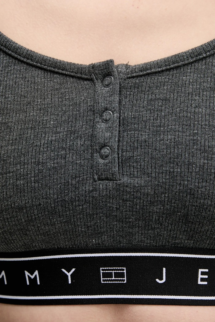 Tommy Jeans hosszú ujjú DW0DW22538 szürke
