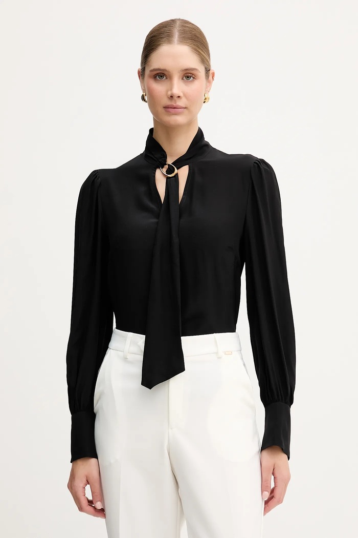 Halenka Marciano by Guess FAITH hladký černá 6RGH15.7443A