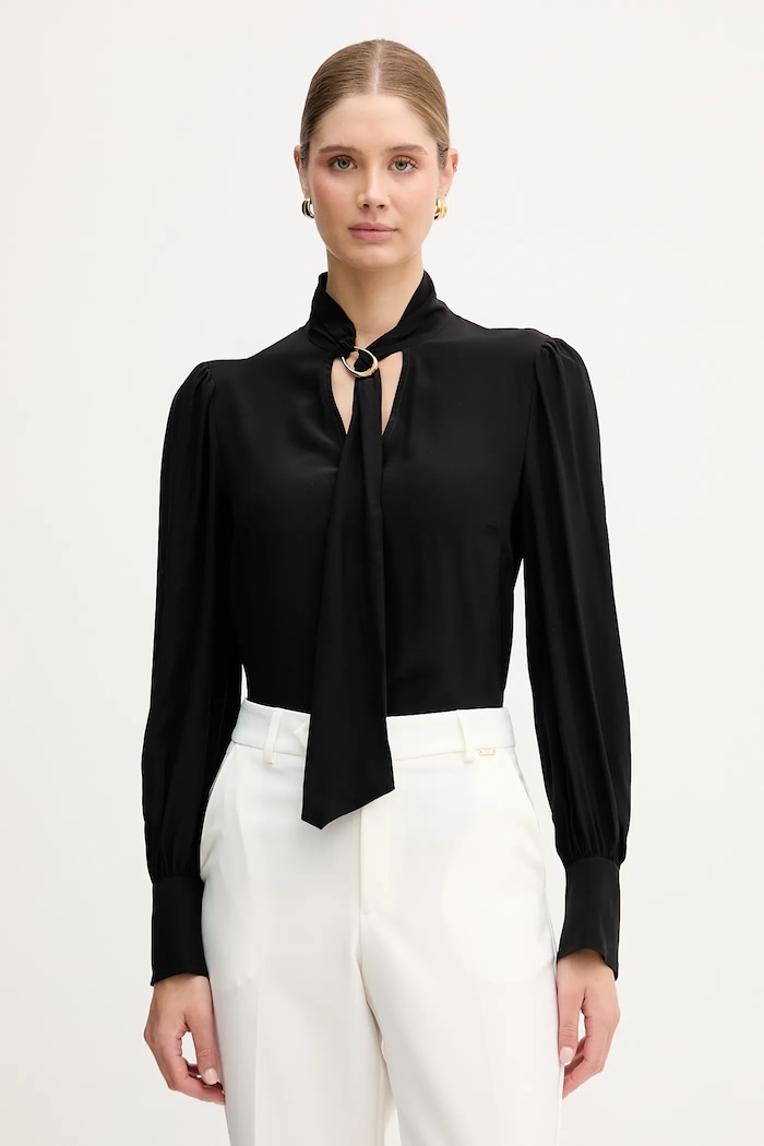 Halenka Marciano by Guess FAITH hladký černá 6RGH15.7443A