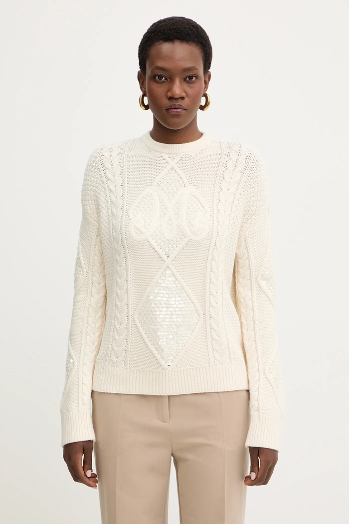 Sveter Marciano by Guess RITA nášivka béžová 6RGR21.5903Z