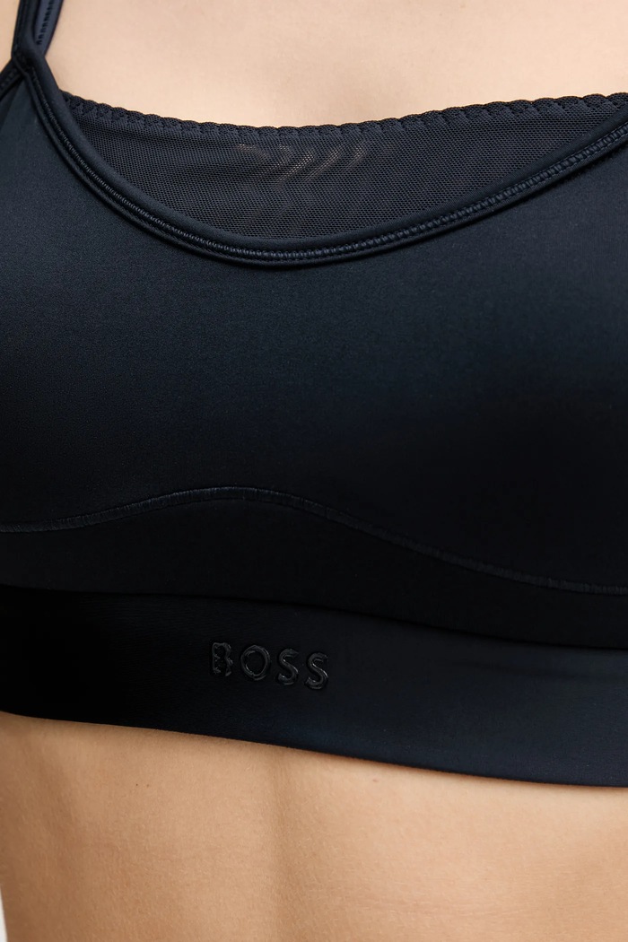 Спортивный бюстгальтер BOSS Edele 50553795 тёмно-синий