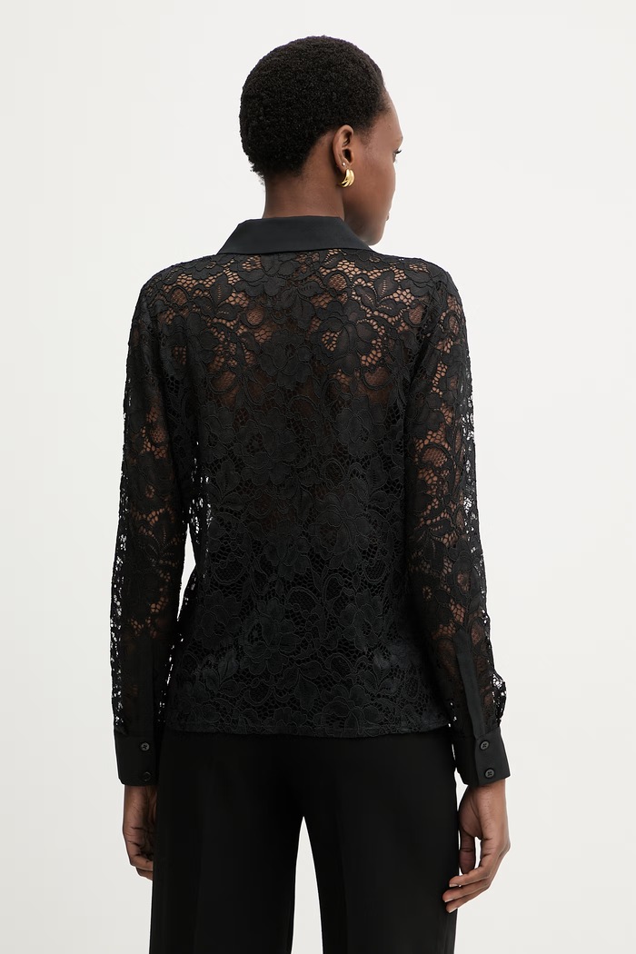 Odzież Marciano by Guess koszula damska koronkowa FAITH G6GH32.K3942 czarny