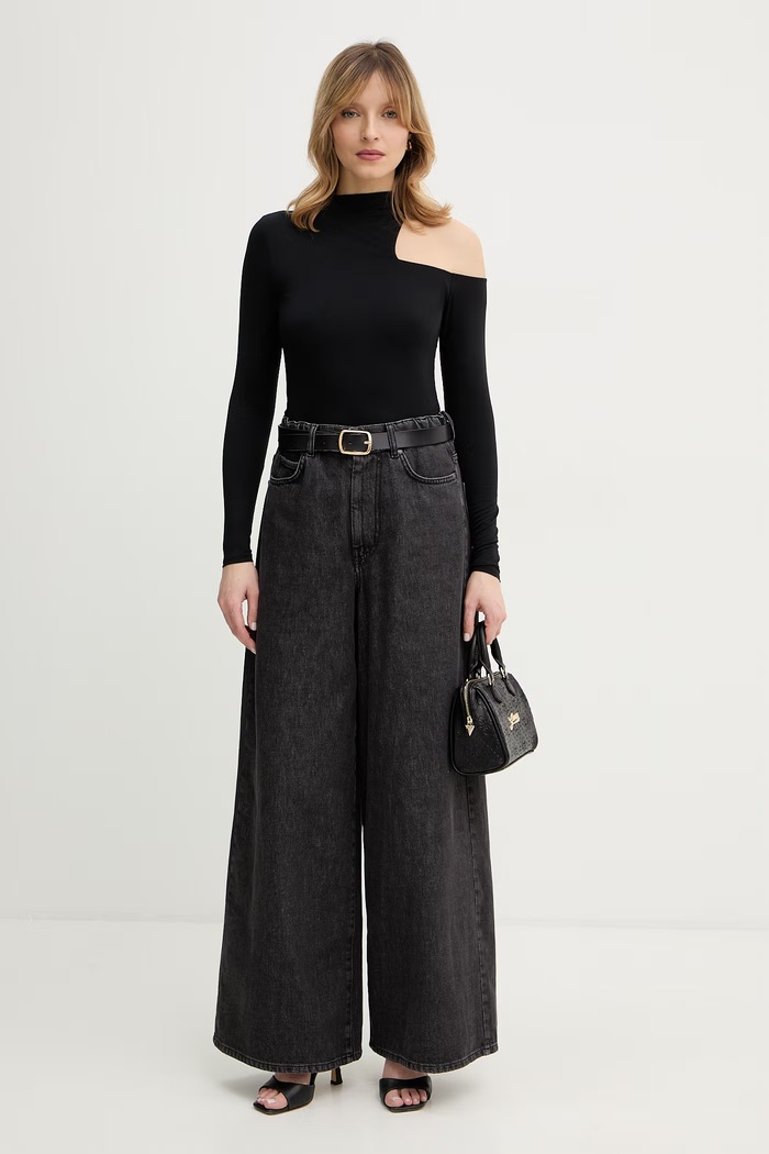 Μακρυμάνικο Guess YULY W6RP57.KACM2 μαύρο SS26