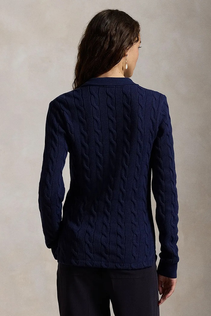 Polo Ralph Lauren svetr dámský bavlněný 211959100 námořnická modř SS26