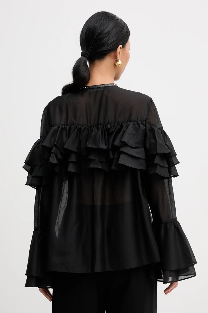 Îmbrăcăminte Karl Lagerfeld bluză B1W11011 negru