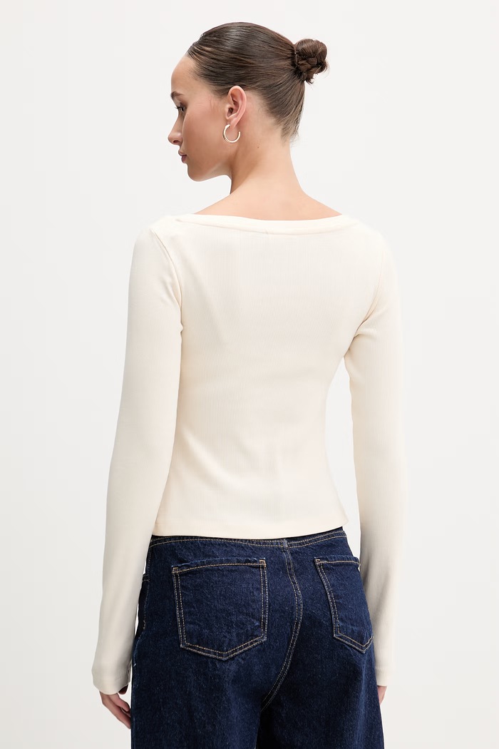 Odzież Guess Originals longsleeve W6RP41.KCTT1 beżowy