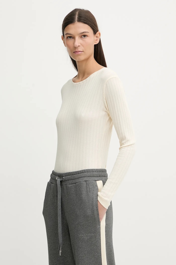 Marc O'Polo longsleeve uni bej 5000010582