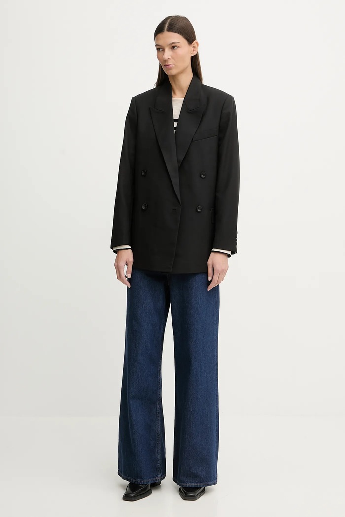 Marc O'Polo longsleeve din bumbac 600219652597 bej SS26