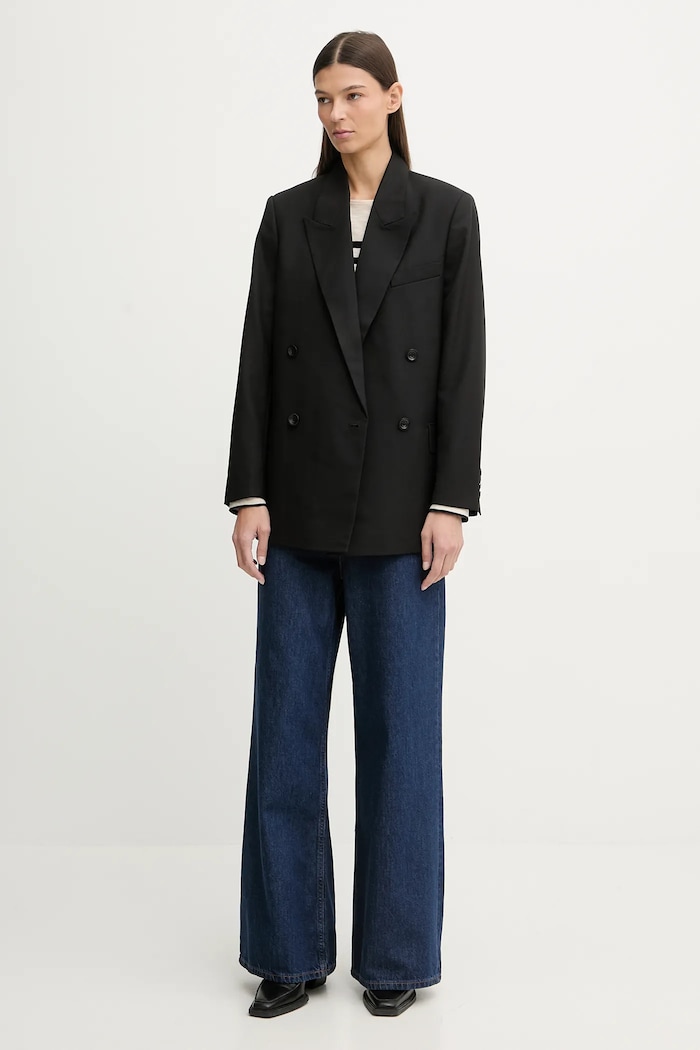 Marc O'Polo longsleeve din bumbac 600219652597 bej SS26