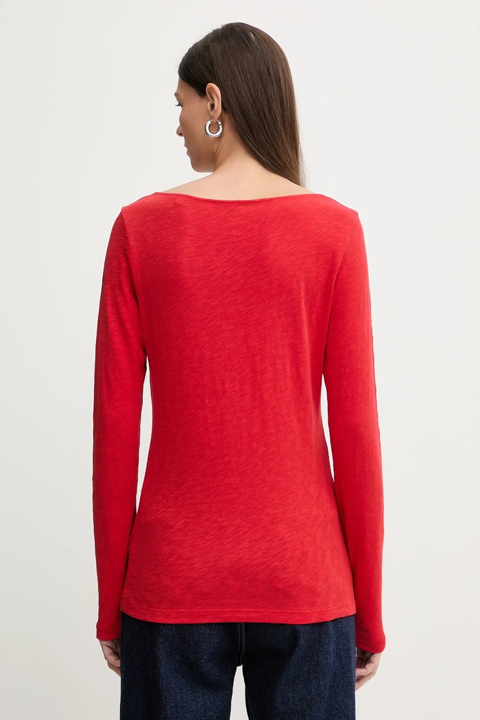 Îmbrăcăminte Marc O'Polo longsleeve din bumbac 5000010573 rosu