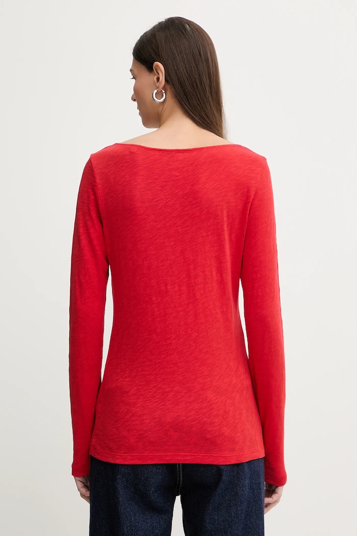 Îmbrăcăminte Marc O'Polo longsleeve din bumbac 5000010573 rosu