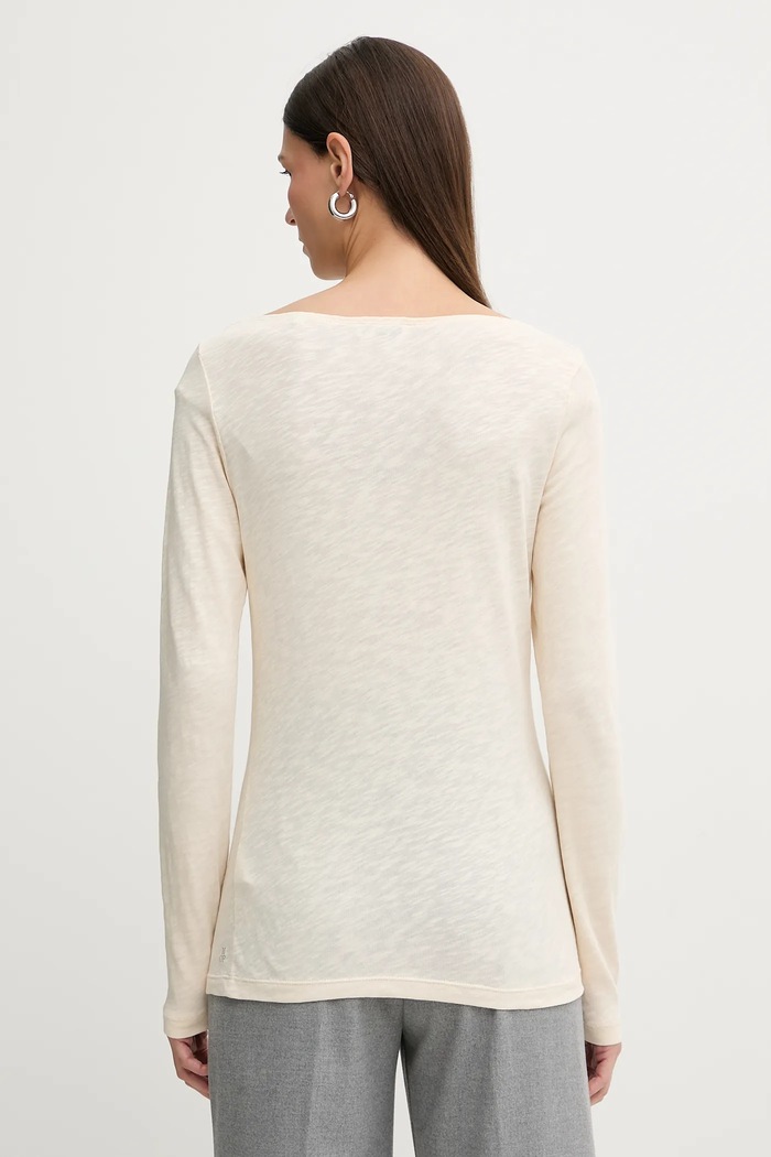 Îmbrăcăminte Marc O'Polo longsleeve din bumbac 5000010573 bej