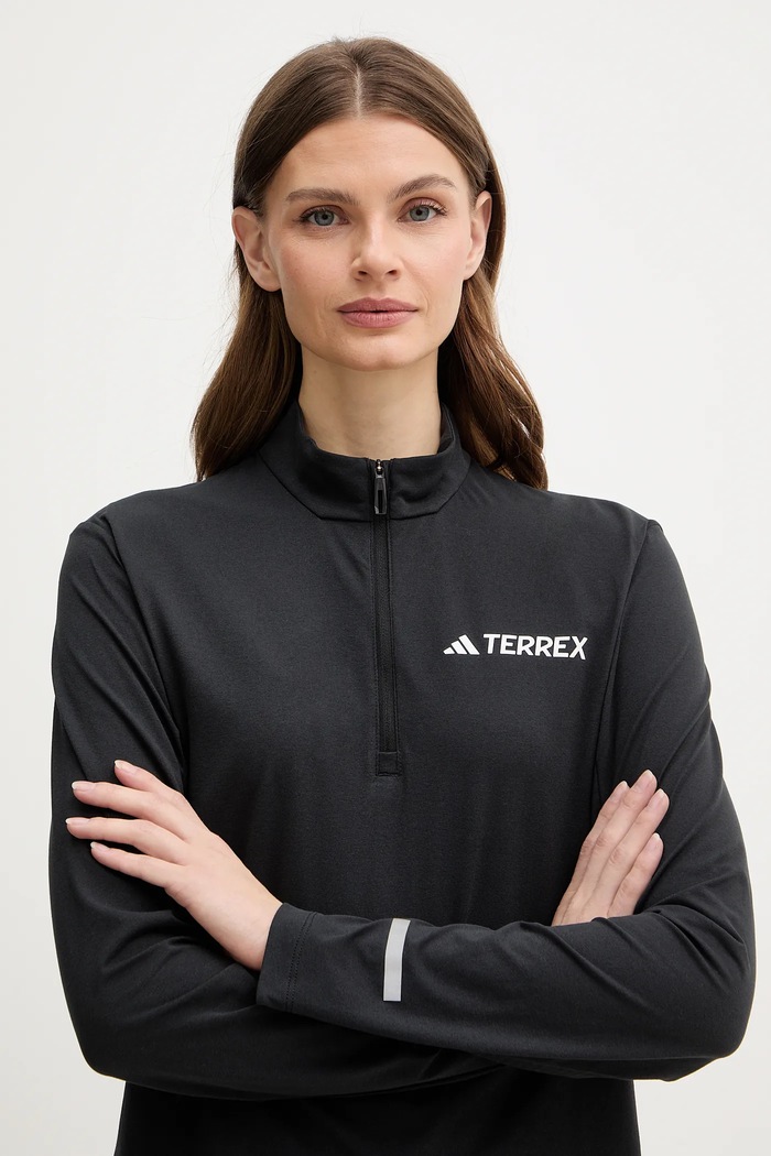 Športové tričko s dlhým rukávom adidas TERREX čierna JN3259