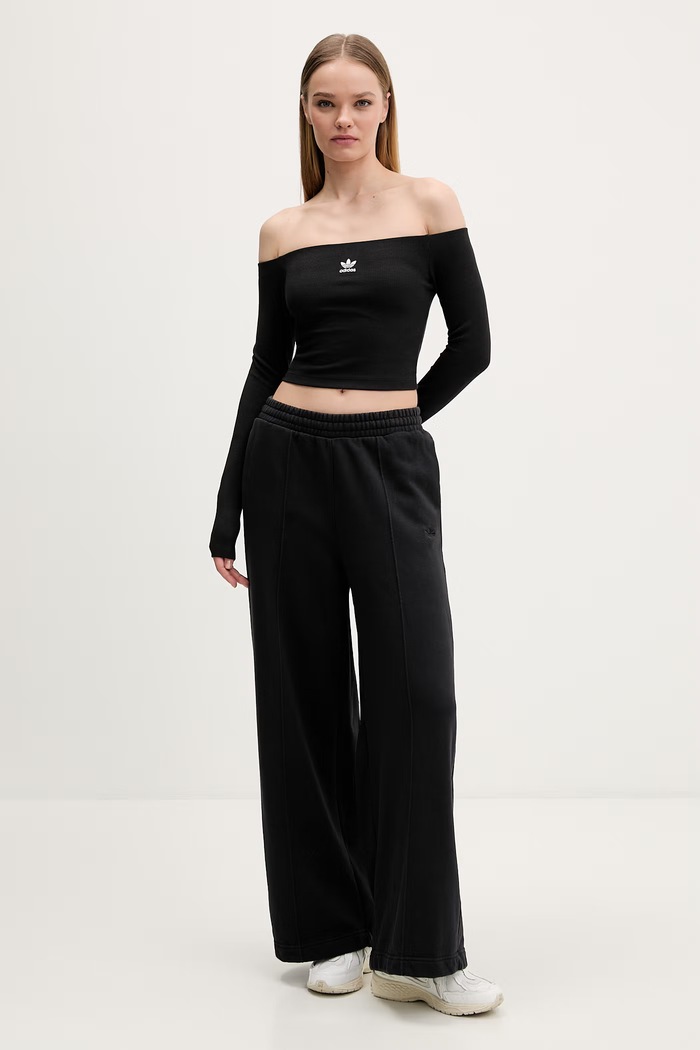 Tričko s dlhým rukávom adidas Originals KE3150 čierna SS26