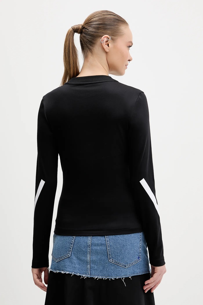 Îmbrăcăminte adidas longsleeve din bumbac Z.N.E KE4905 negru