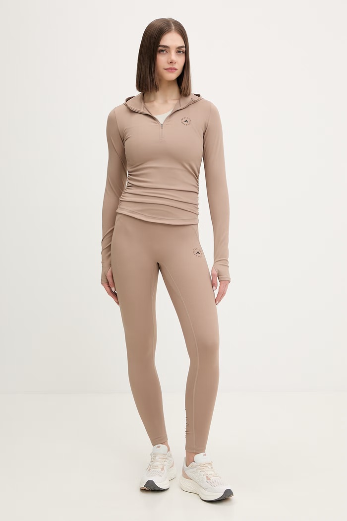 Pulover za vadbo adidas by Stella McCartney KF4033 bež SS26