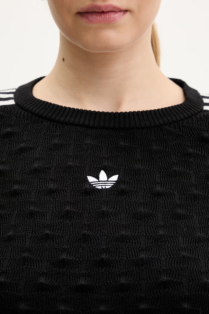 adidas Originals pulover ženski s vunom KS6460. crna