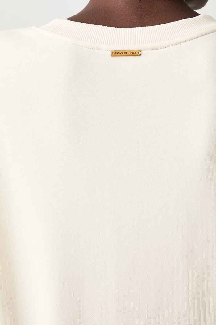MICHAEL Michael Kors bluza damska bawełniana MR651Z64MY beżowy