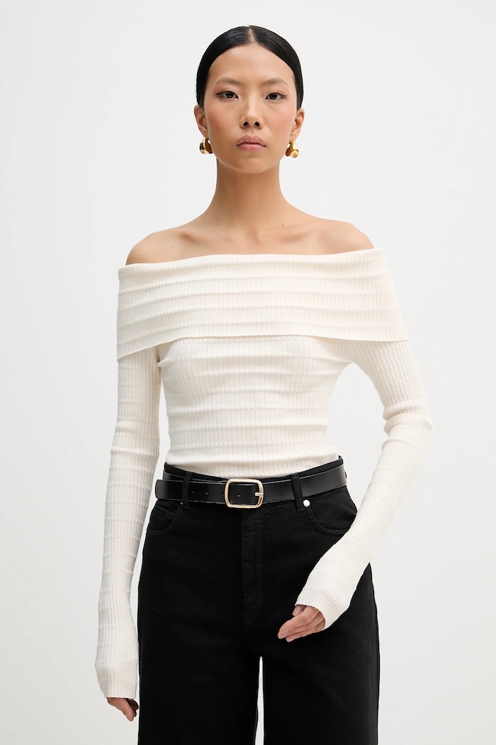 Marella longsleeve AQUILA pozostałe beżowy 2613361091200