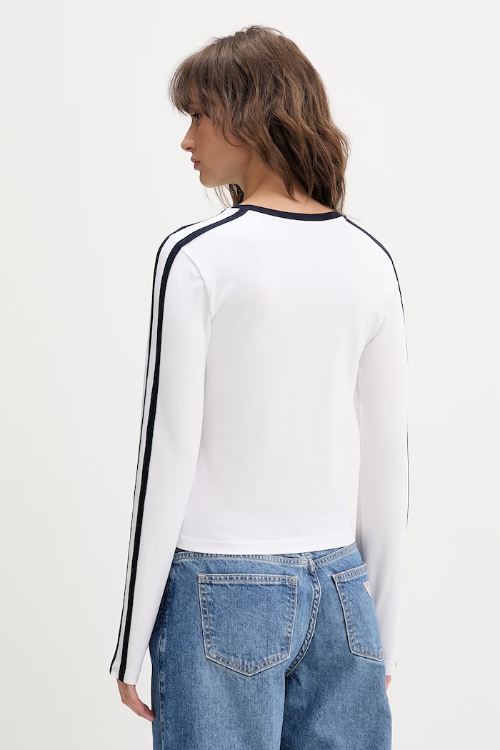 Îmbrăcăminte Guess Jeans longsleeve W6RI17.J1314 alb