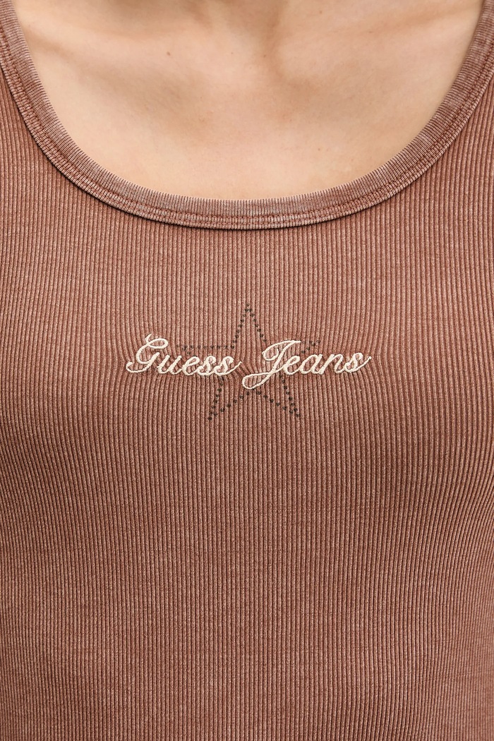 Guess Jeans hosszú ujjú W6RP24.KA0H1 barna