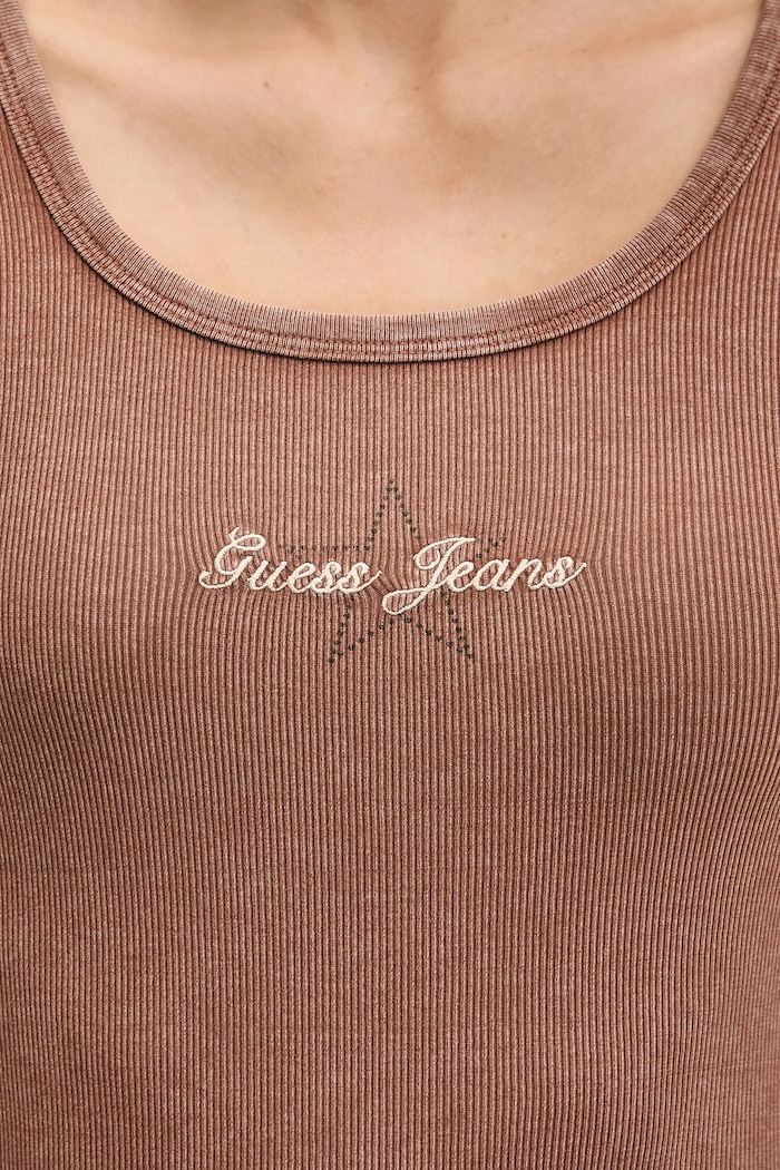 Guess Jeans hosszú ujjú W6RP24.KA0H1 barna