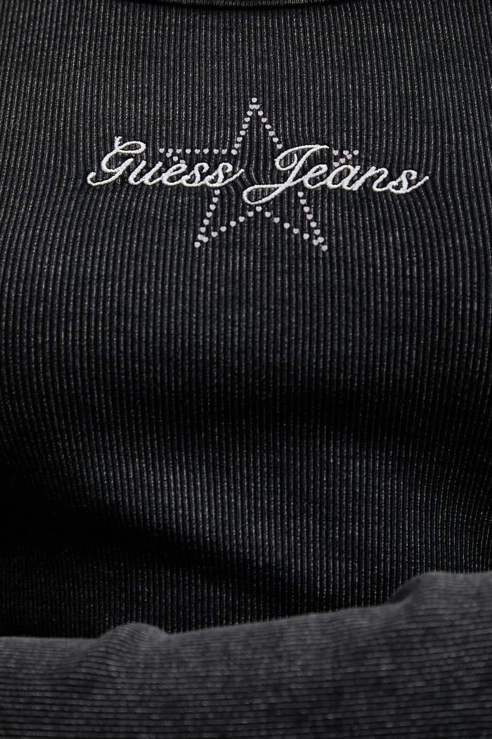 Guess Jeans hosszú ujjú W6RP24.KA0H1 fekete