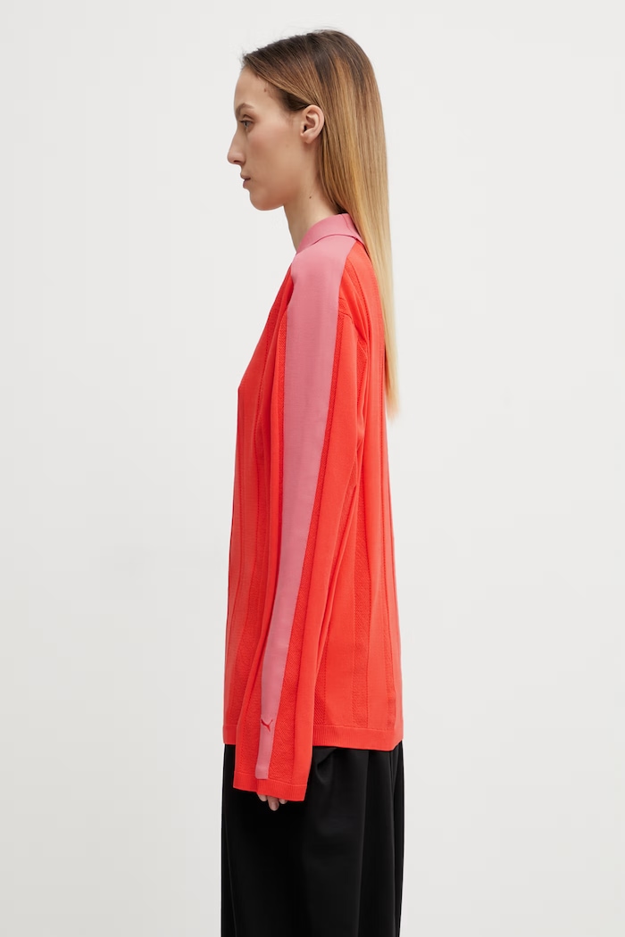 Puma longsleeve shirt T7 635504 red SS26