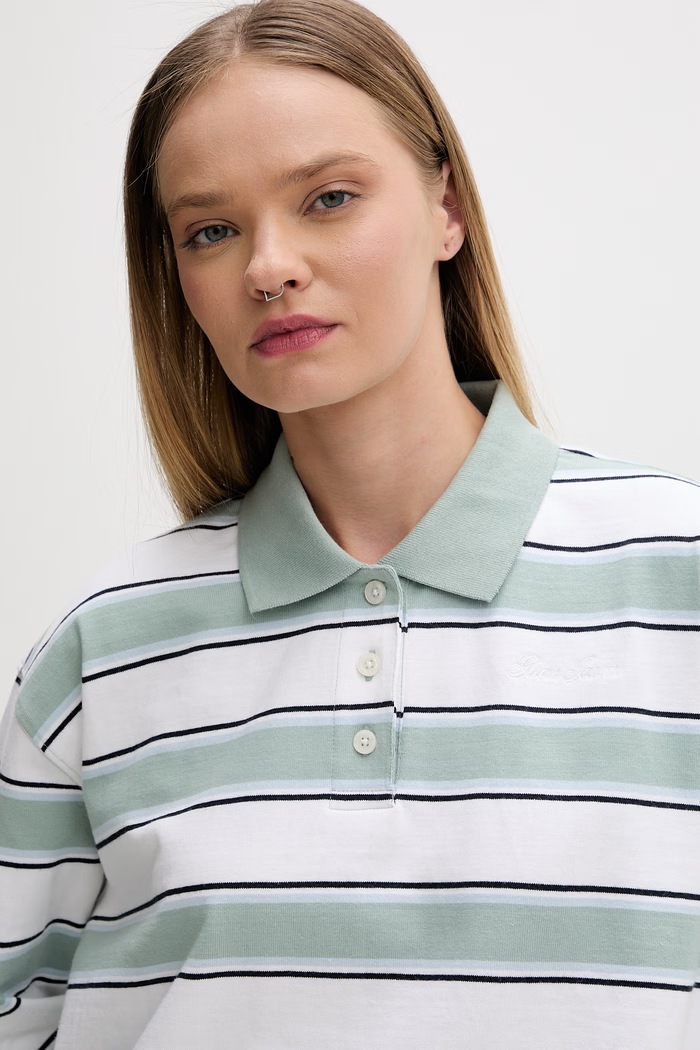 Guess Jeans dámske bavlnené tričko s dlhým rukávom zelená W6GPA5.KCPS1