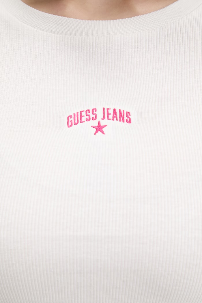 Guess Jeans лонгслів жіночий бавовняний W6GPZ4.KA0H1 бежевий