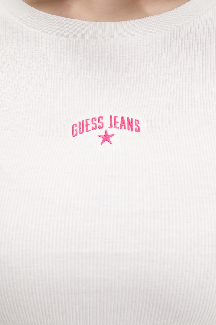 Guess Jeans лонгслів жіночий бавовняний W6GPZ4.KA0H1 бежевий