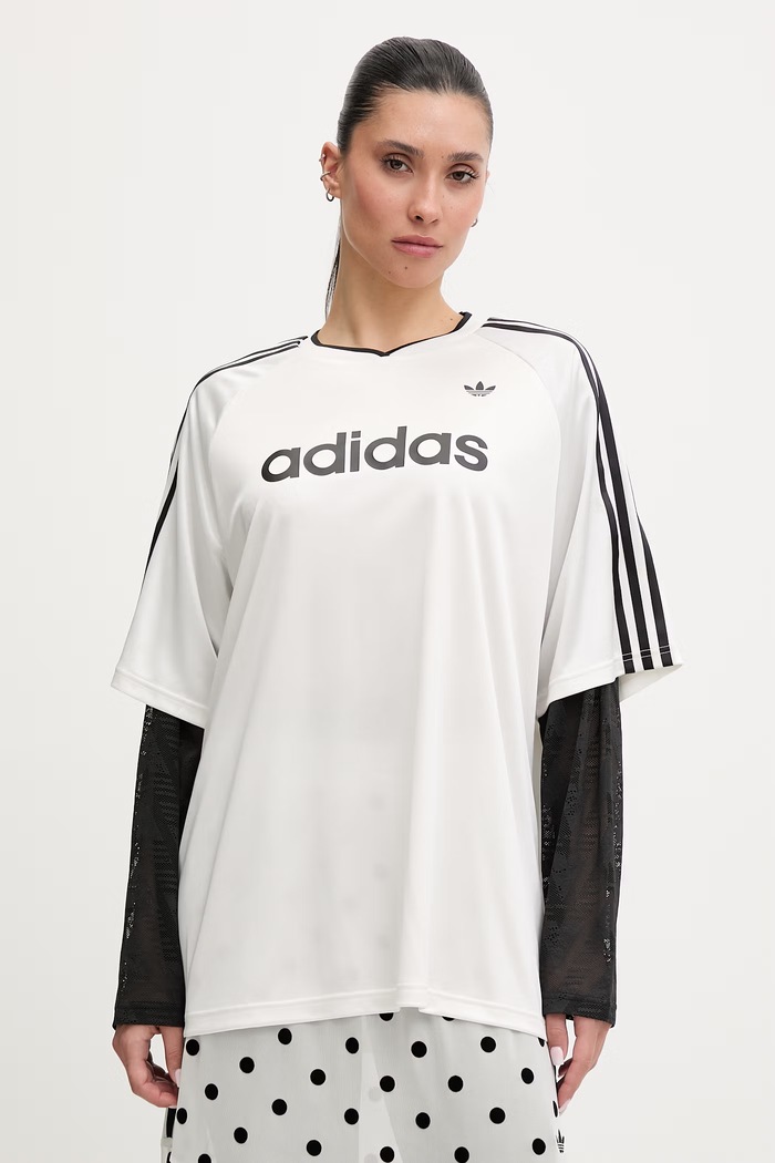 adidas Originals longsleeve pentru femei alb KC8140