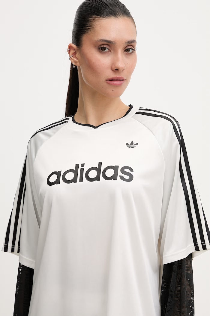 adidas Originals longsleeve pentru femei alb KC8140