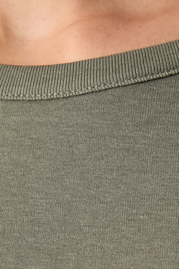 Блуза с дълги ръкави дамска от памук United Colors of Benetton 3GA8D10C4 зелен