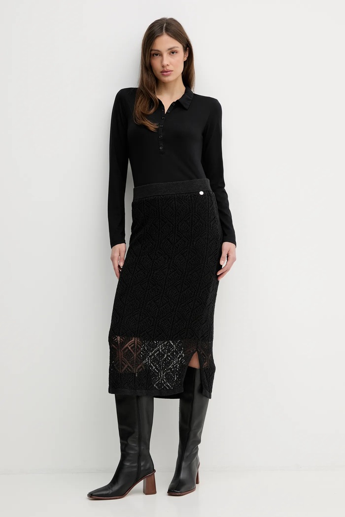 Лонгслив United Colors of Benetton 3TVRD3017 чёрный SS26