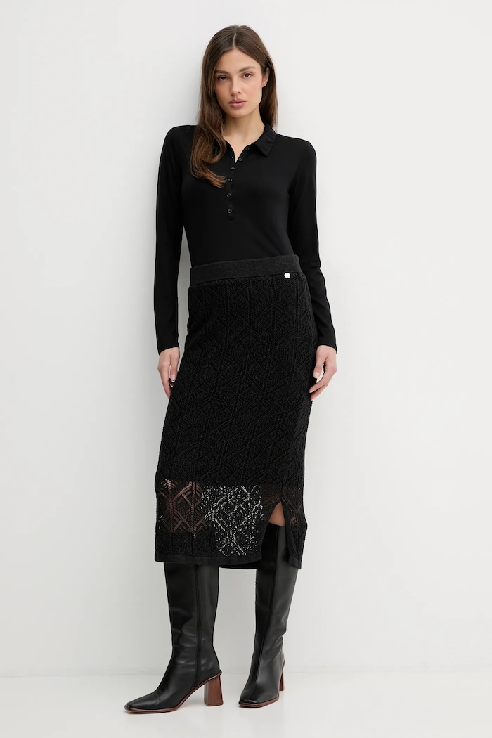 Лонгслив United Colors of Benetton 3TVRD3017 чёрный SS26