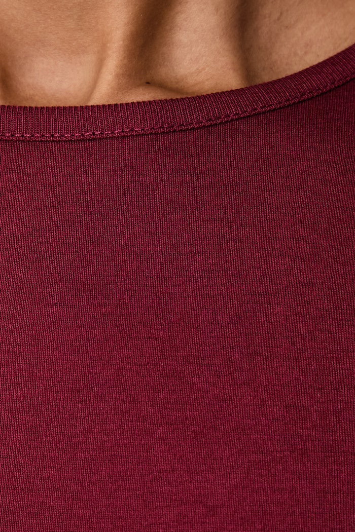Odzież United Colors of Benetton Longsleeve damski bawełniany 3GA8D10CF bordowy