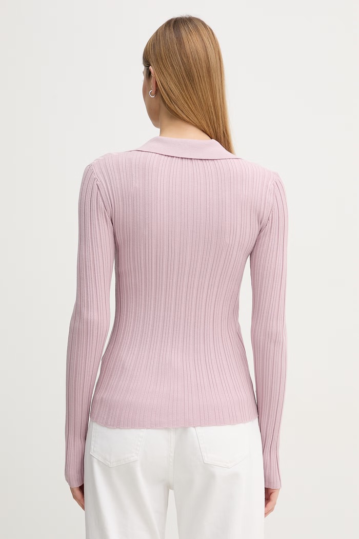 Îmbrăcăminte United Colors of Benetton polo pentru femei, din vâscoză 1WZND301K violet
