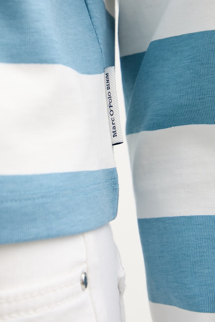 Marc O'Polo longsleeve pentru femei, din bumbac 5000008218 albastru