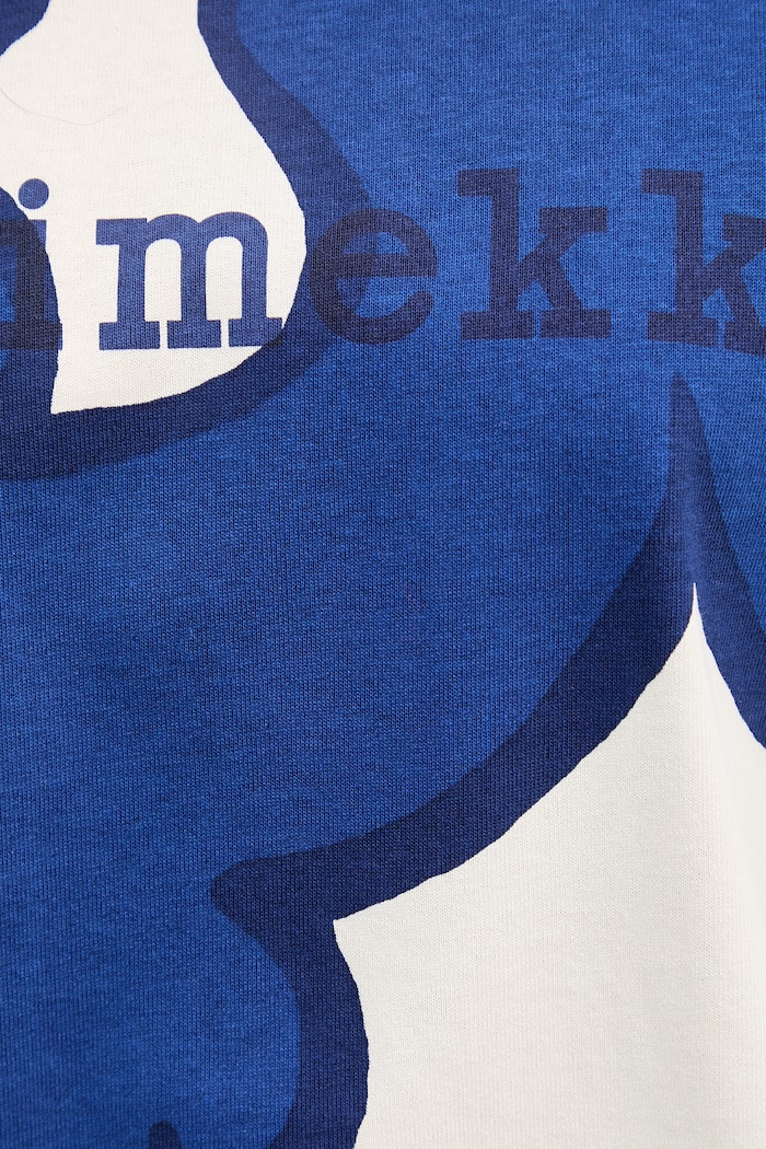 Marimekko t-shirt γυναικείος βαμβακερός 095069 μπλε