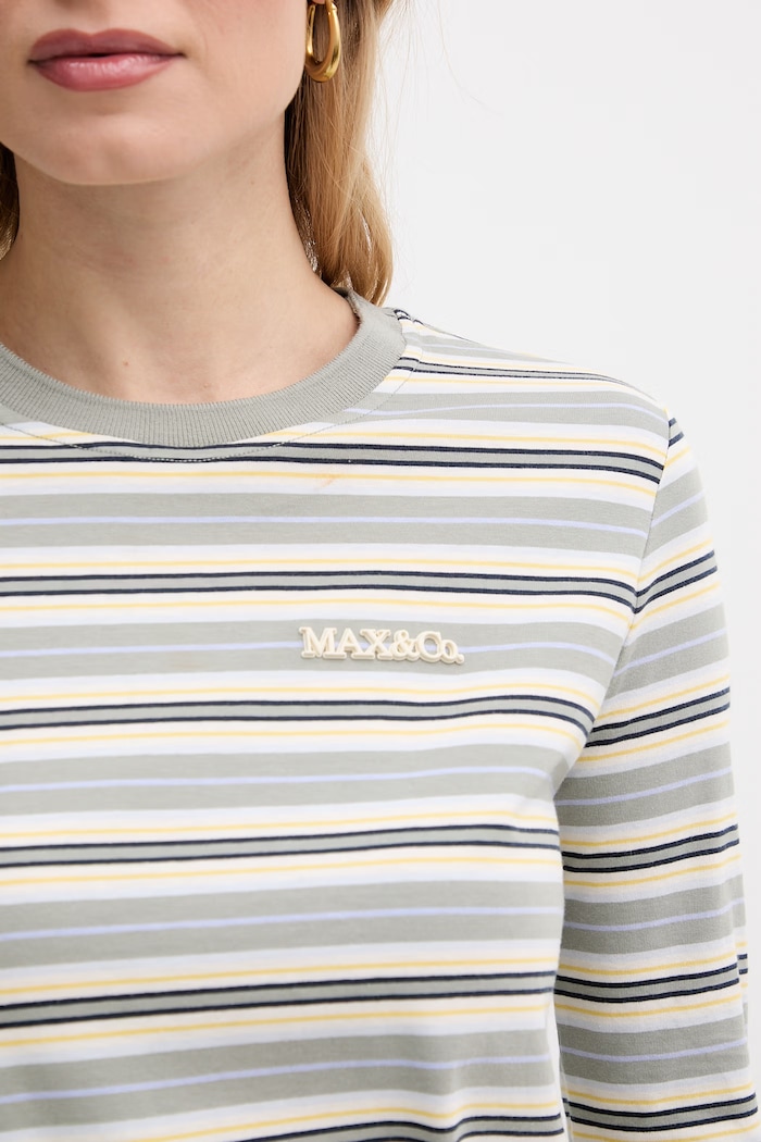 Max&Co. longsleeve damă din bumbac MCOMEDUSA 2616971013200 gri