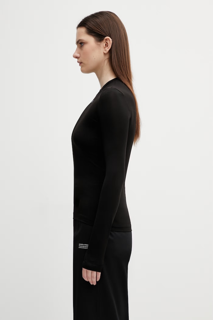 Off-White longsleeve Off Stamp 2AD136C99JER005 negru SS26