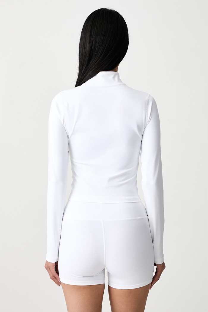Odzież Sporty & Rich longsleeve damski Signature Logo TO10271326WH01 biały
