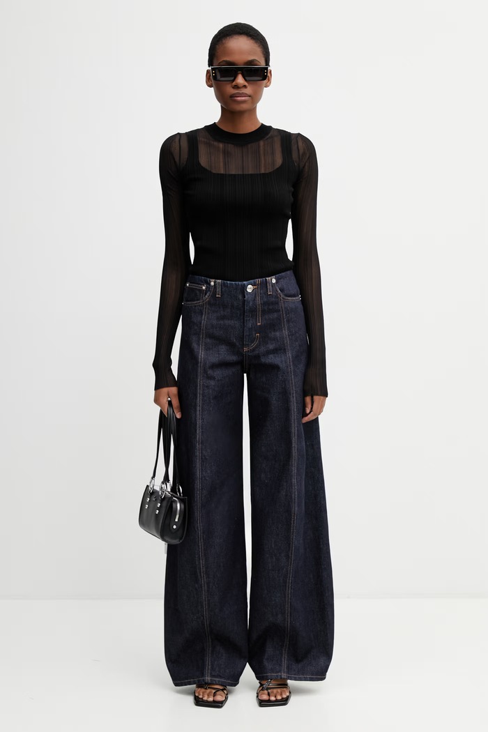 Sportmax Spxbuono plain women's blouse with viscose black 2612361071600