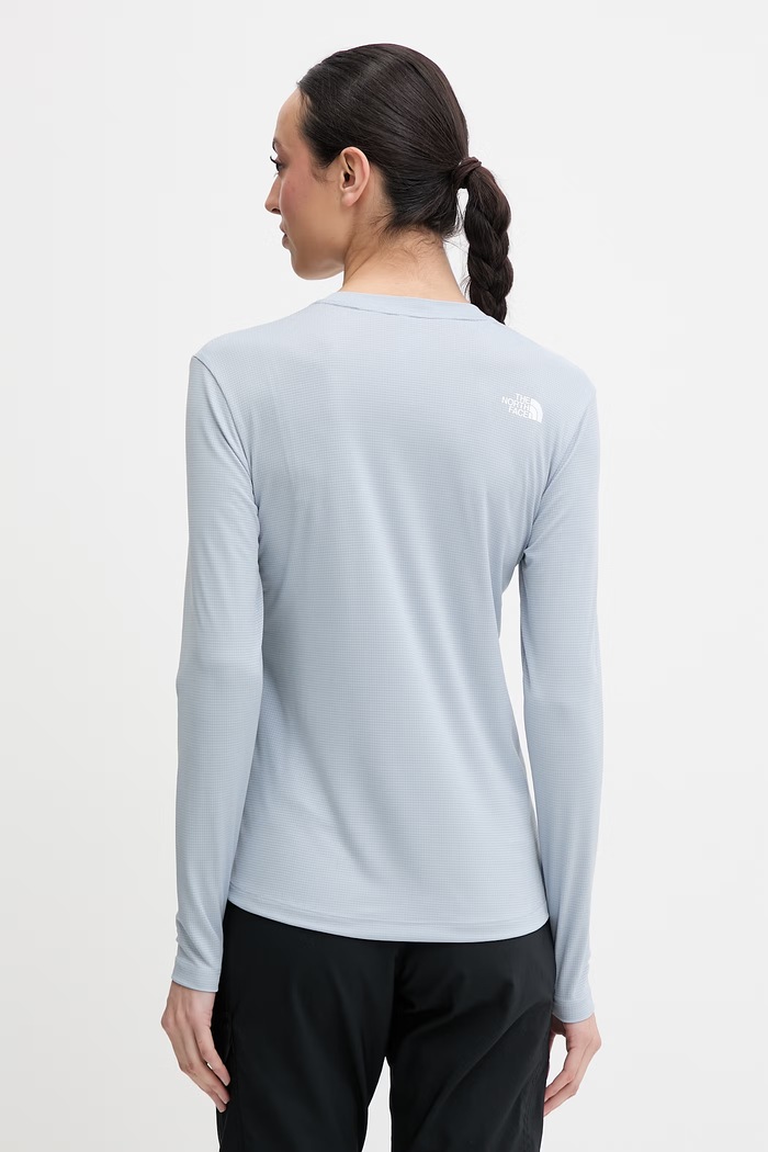 Oblečenie The North Face športové tričko s dlhým rukávom dámske Shadow NF0A8E1EFM21 modrá