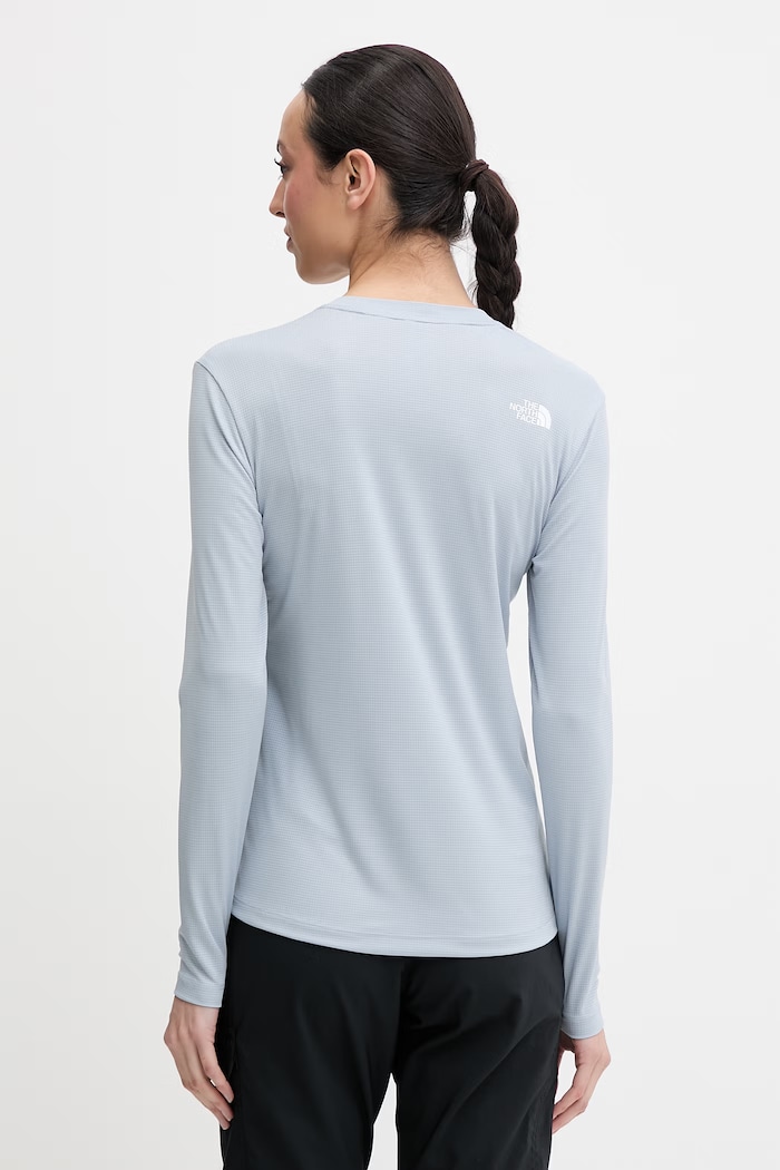 Oblečenie The North Face športové tričko s dlhým rukávom dámske Shadow NF0A8E1EFM21 modrá